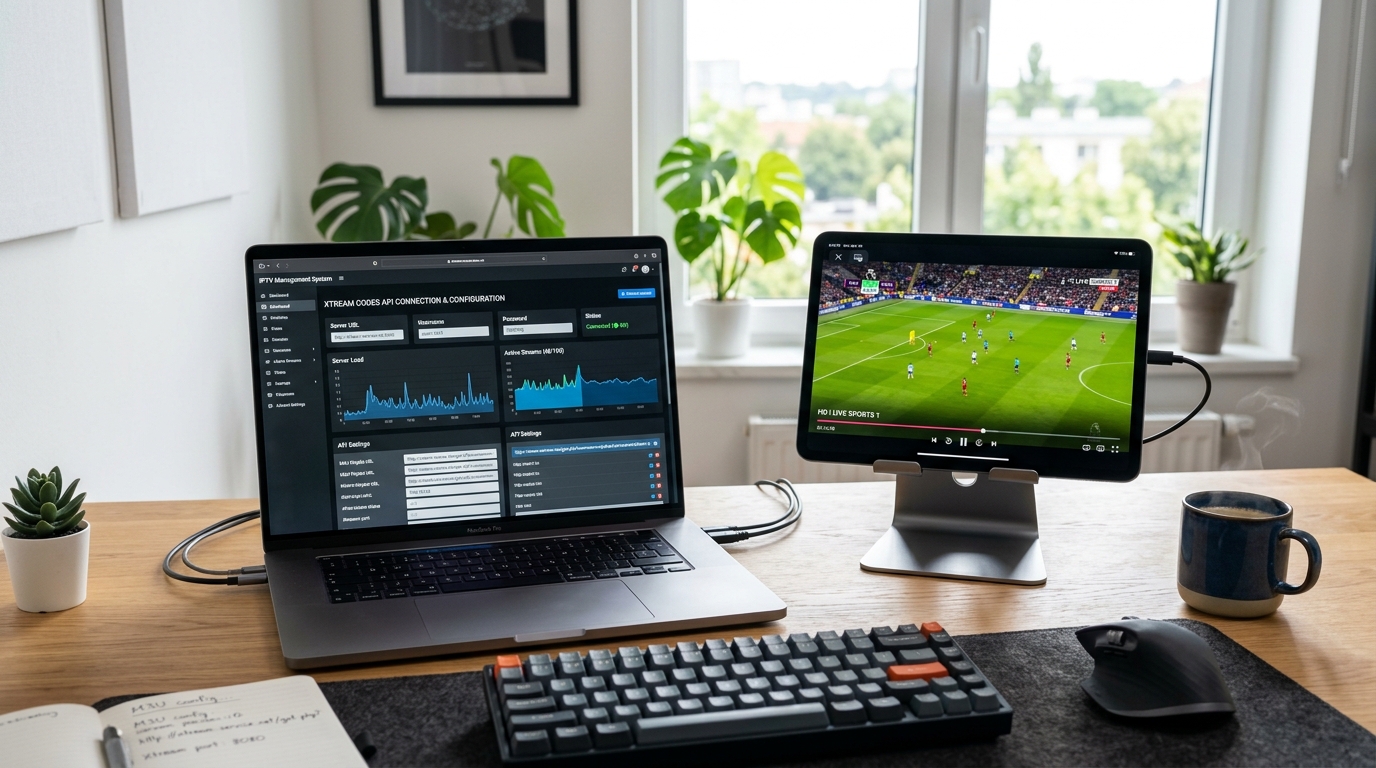 Interface et configuration Xtream Codes vs M3U